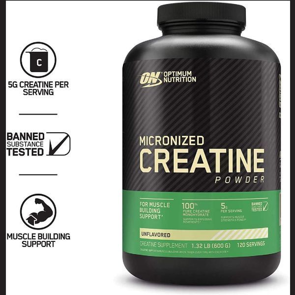 Optimum Nutrition, Micronized Creatine Powder, 600 g 22149 фото