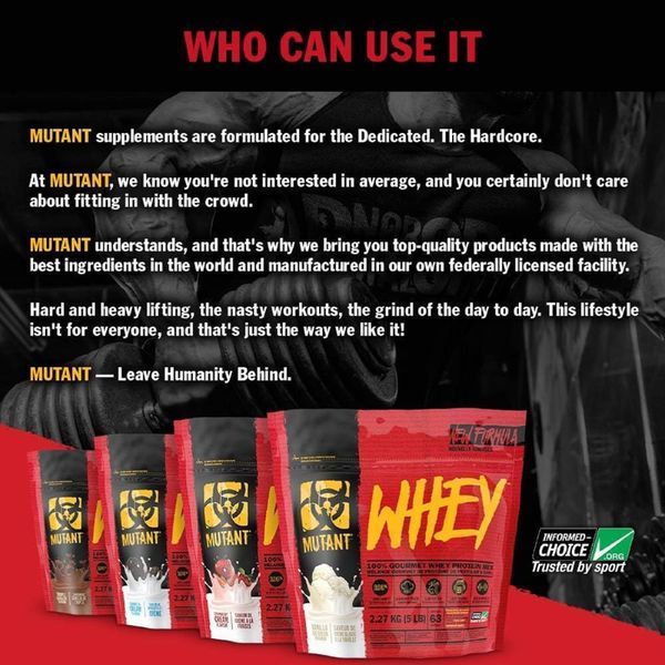 Mutant Whey, 2270 g  22469 фото